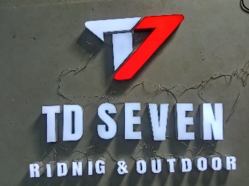 Huruf Timbul Acrylic Cover Plat Galvanil LED foto 2