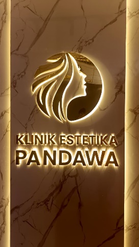 Huruf Timbul Backlight Plat Stainless Gold foto 2