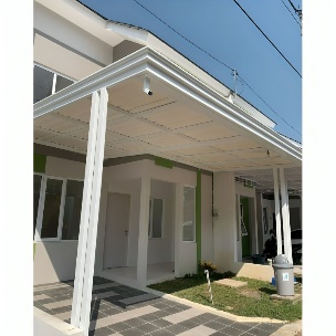 Kanopi Minimalis Atap Alderon Double Layer foto 3
