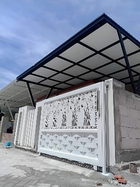 Kanopi Minimalis Atap Spandek